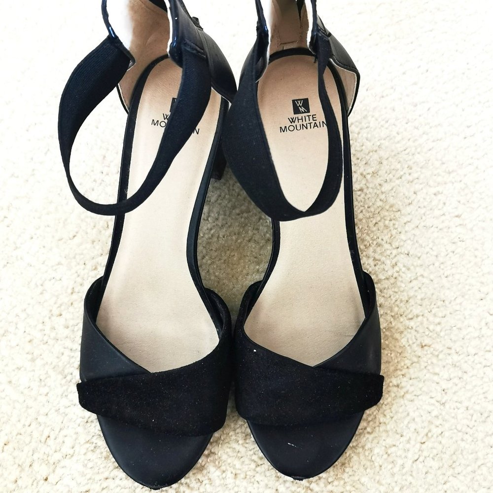 black high heels